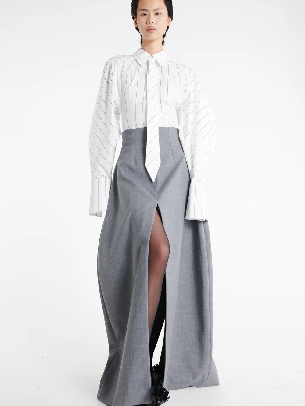 Awake Mode Pant Skirt Grey Melange
